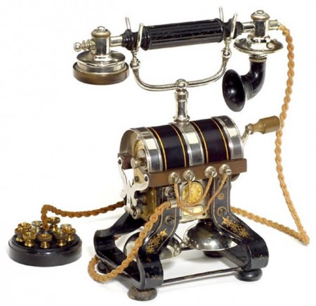 Telefon s kličkou Rikstelefon (1901)